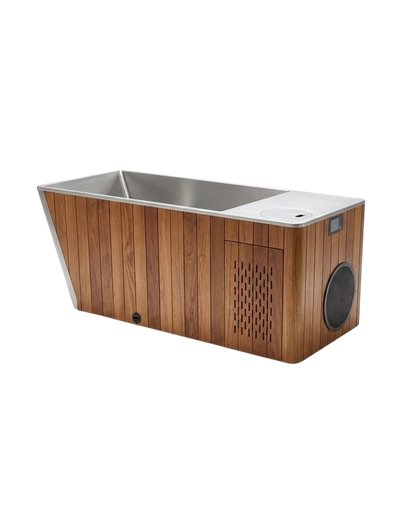 Affetto Cedar & Stainless Steel Cold Plunge